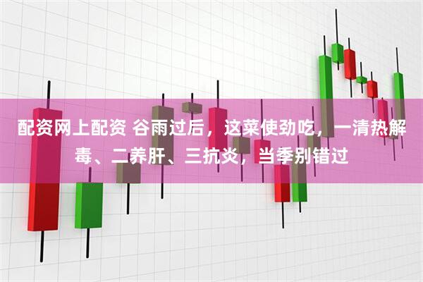 配资网上配资 谷雨过后，这菜使劲吃，一清热解毒、二养肝、三抗炎，当季别错过